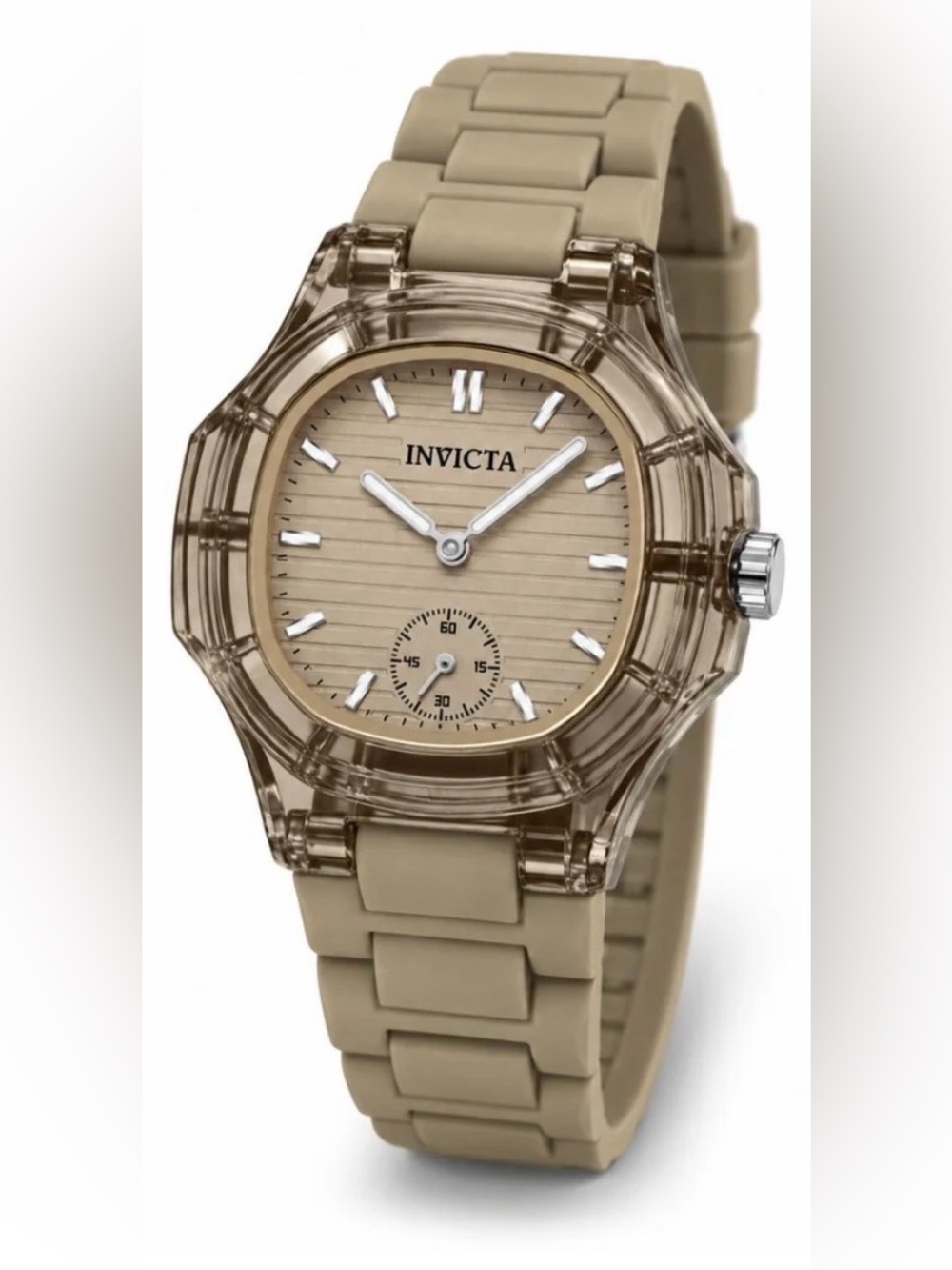 Invicta Celestial Linura Women's Watch - 34.8mm, Khaki (70402) NEW